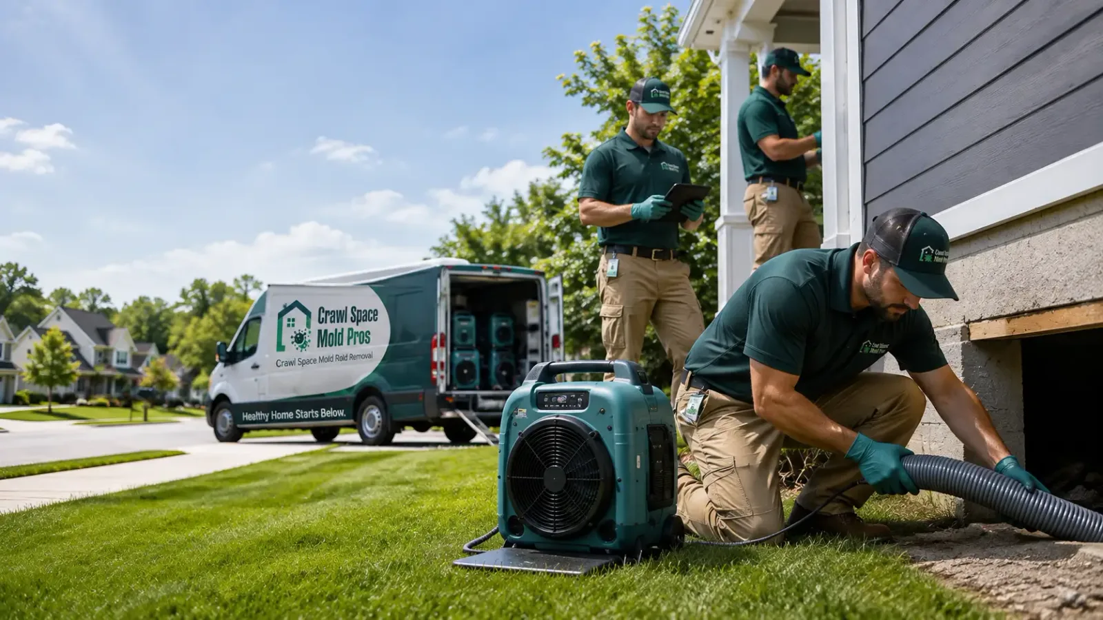 Crawl Space Mold Removal in Waldo, KS